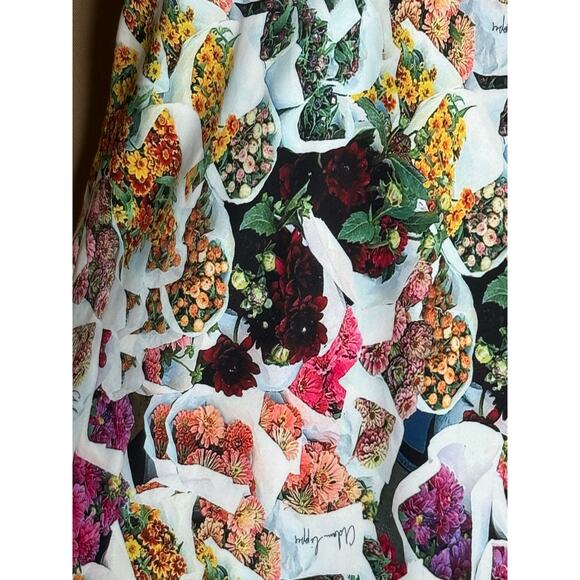 Adam Lippes RTR Bouquet Slip Dress 0 - Picture 8 of 9